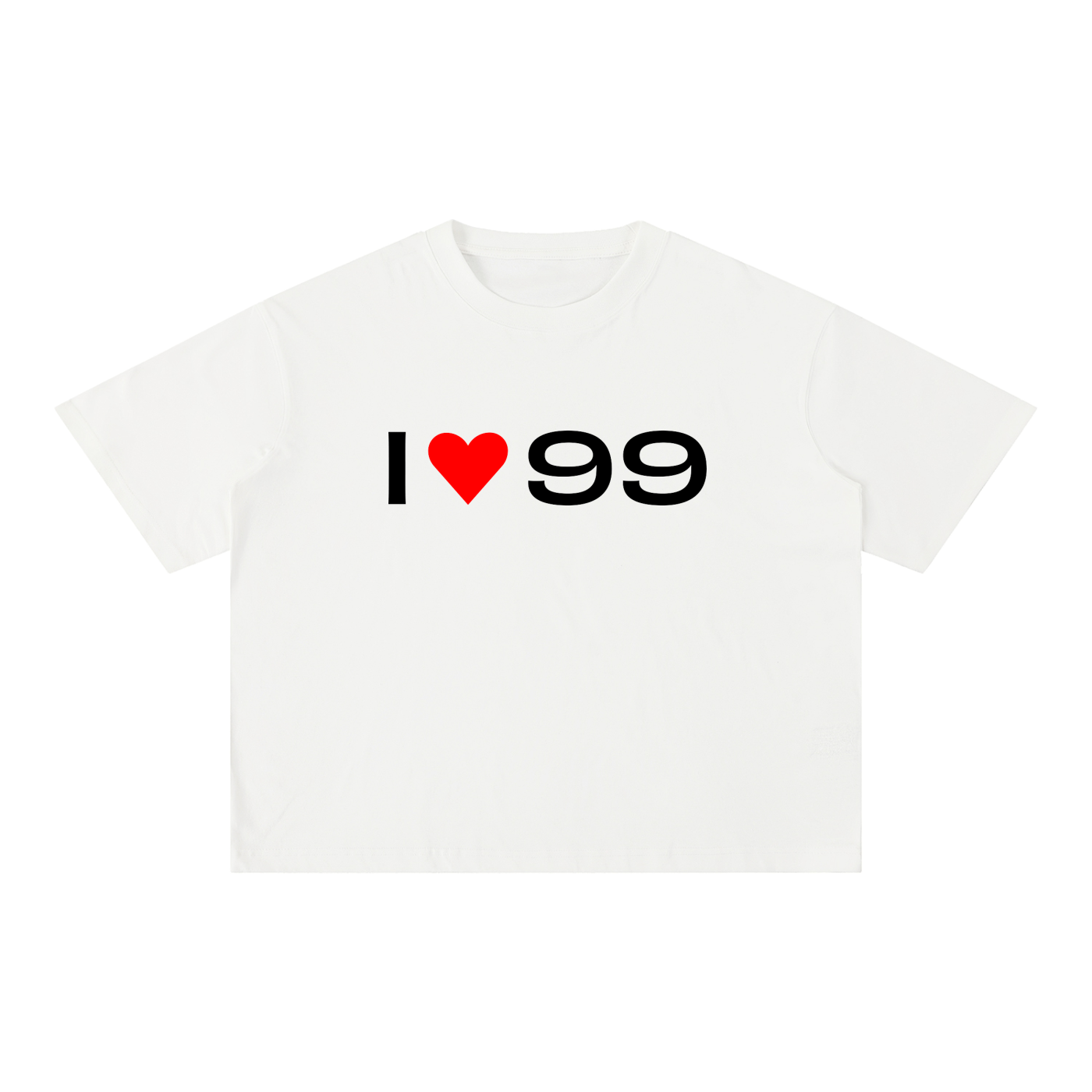 I <3 99 Boxy Cotton T-Shirt