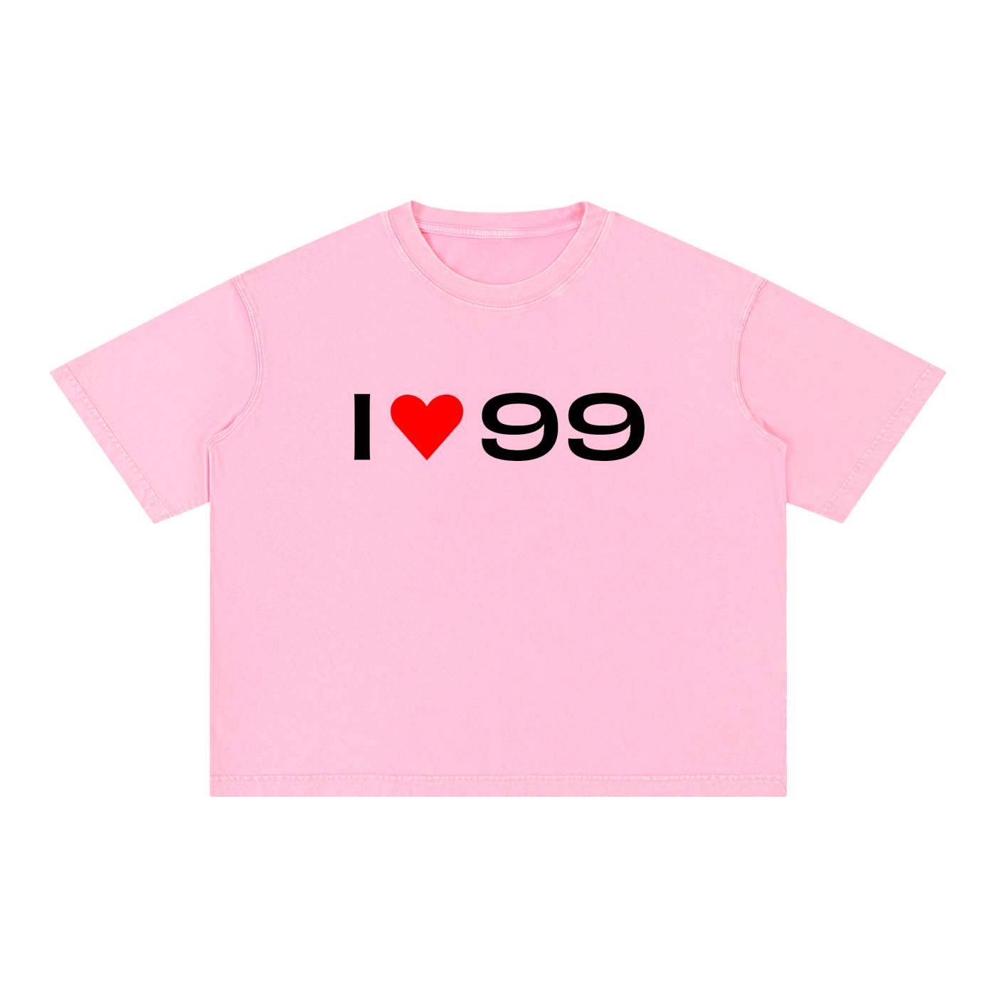 I <3 99 Boxy Cotton T-Shirt