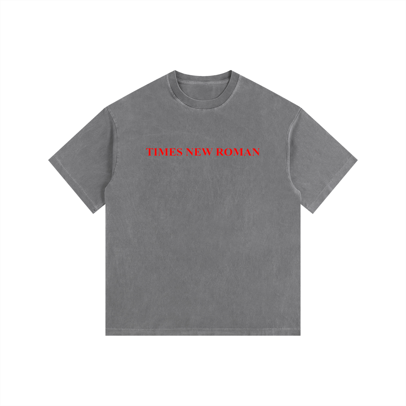 Times New Roman Oversized Cotton T-Shirt