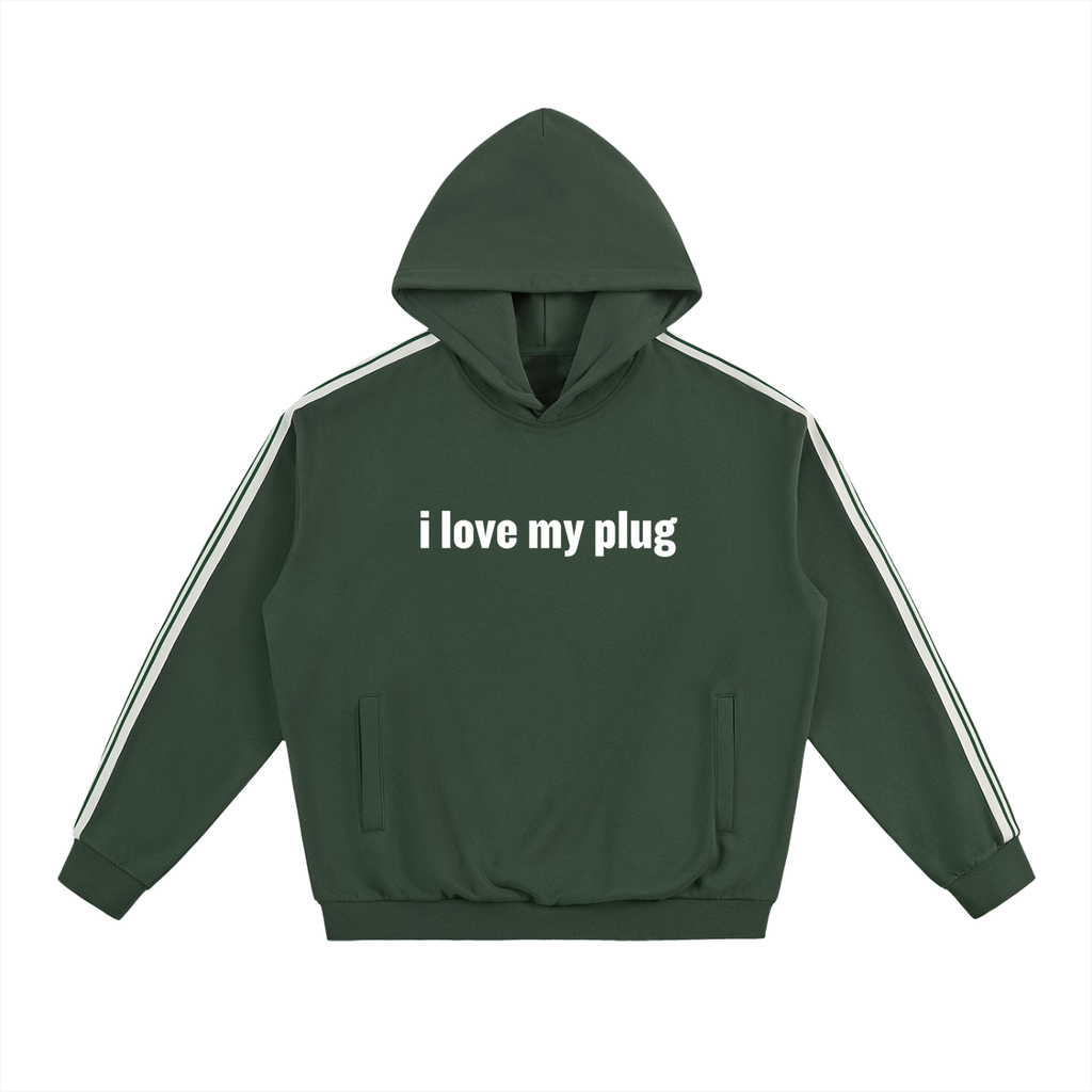 I Love My Plug Drop-Shoulder Hoodie