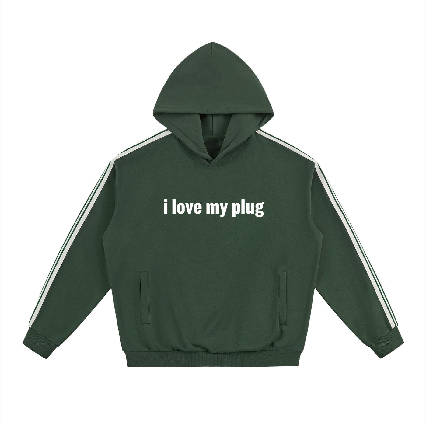 I Love My Plug Drop-Shoulder Hoodie