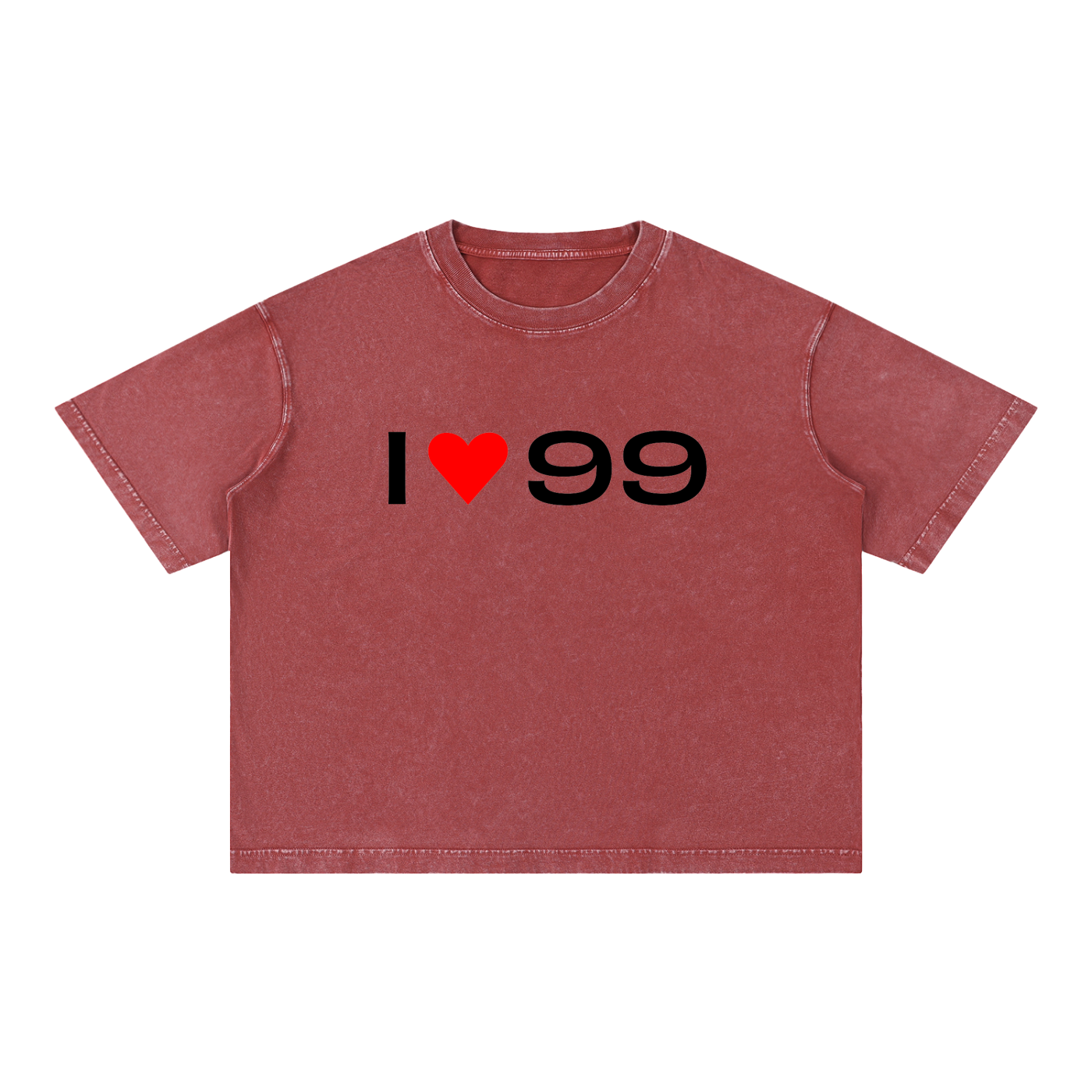 I <3 99 Boxy Cotton T-Shirt