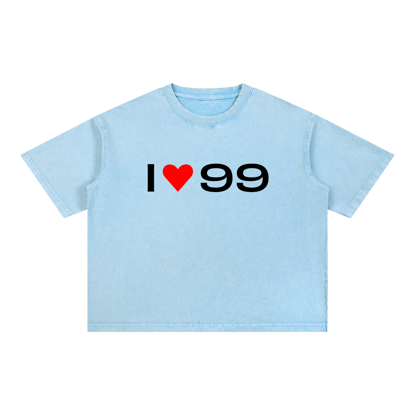 I <3 99 Boxy Cotton T-Shirt