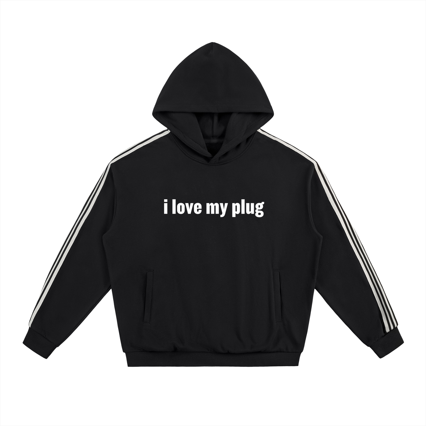 I Love My Plug Drop-Shoulder Hoodie