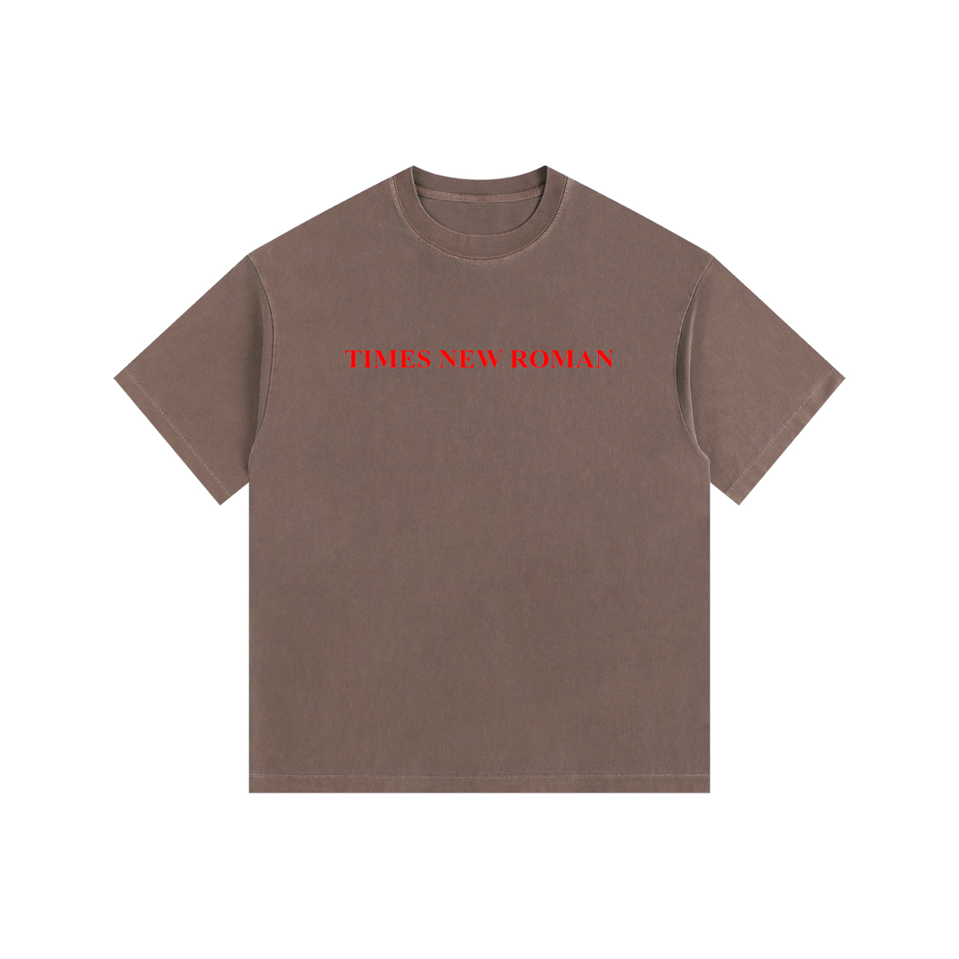 Times New Roman Oversized Cotton T-Shirt