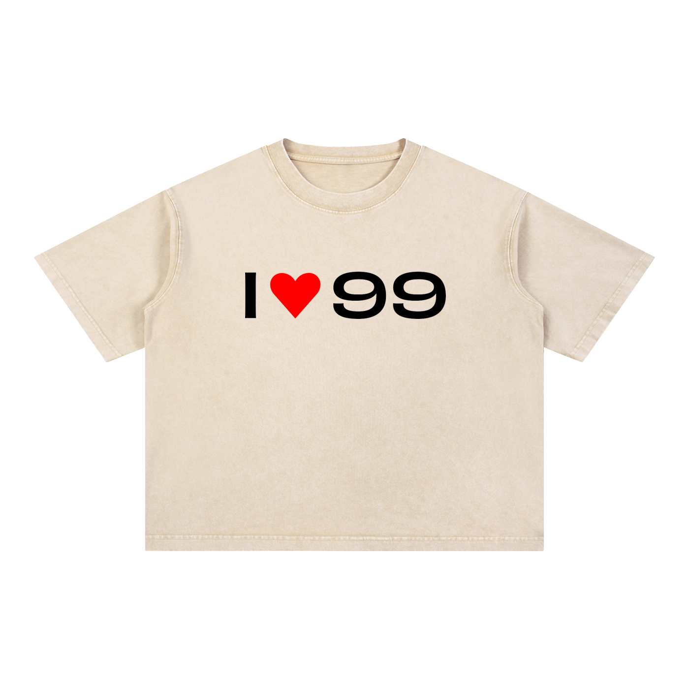 I <3 99 Boxy Cotton T-Shirt
