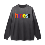 Honest Gradient Long-sleeve Tee