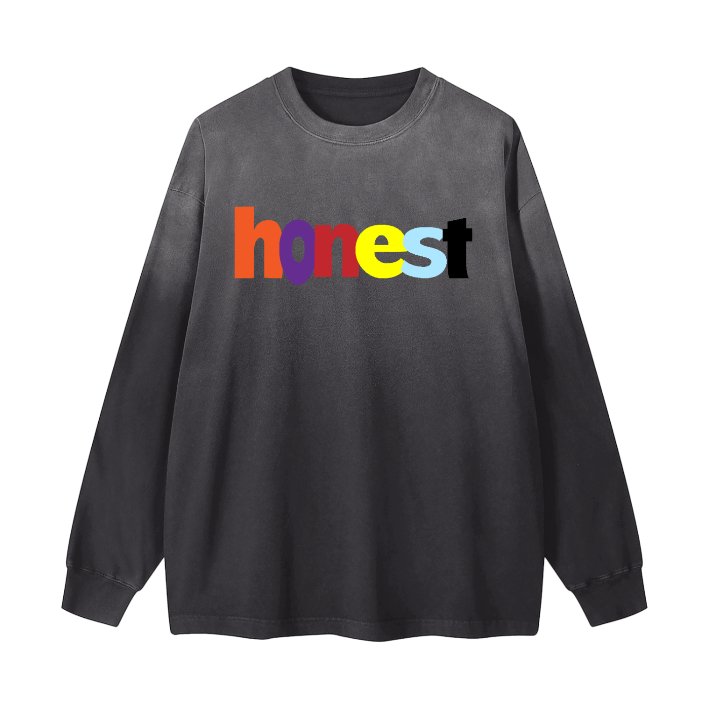 Honest Gradient Long-sleeve Tee