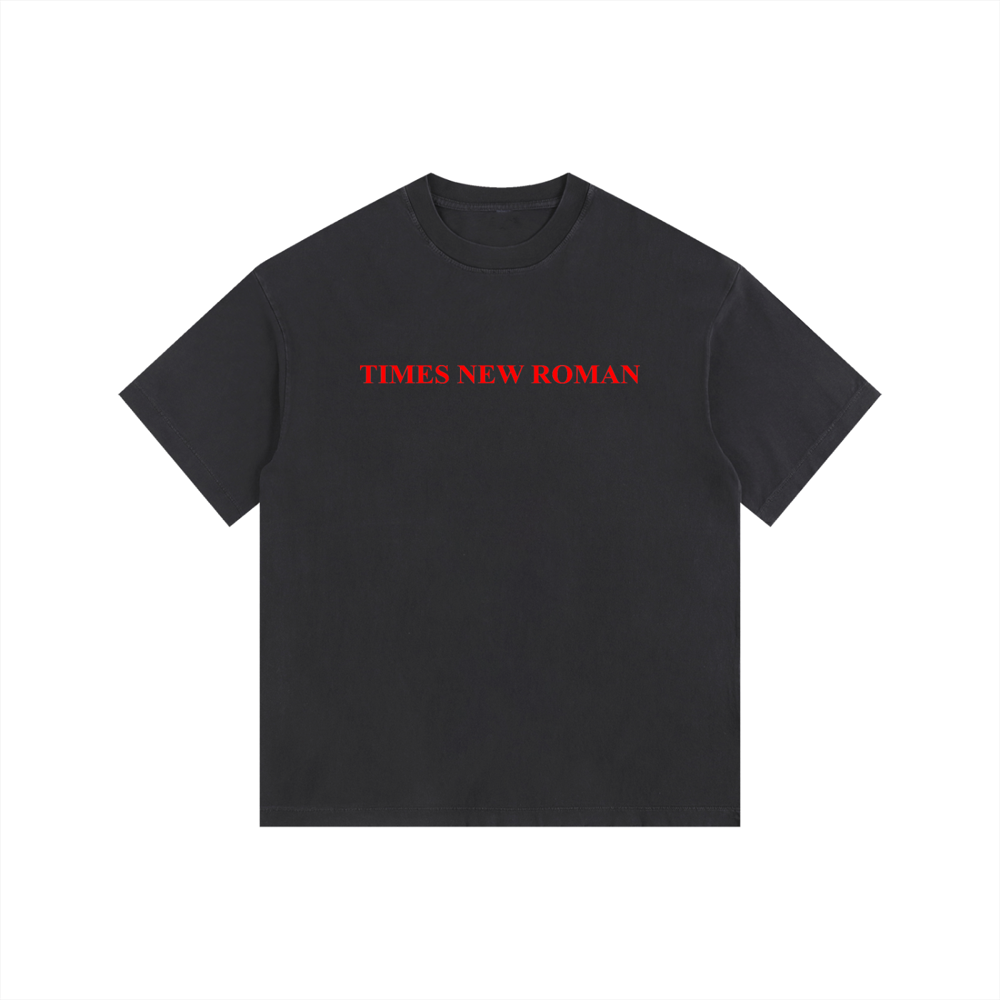 Times New Roman Oversized Cotton T-Shirt
