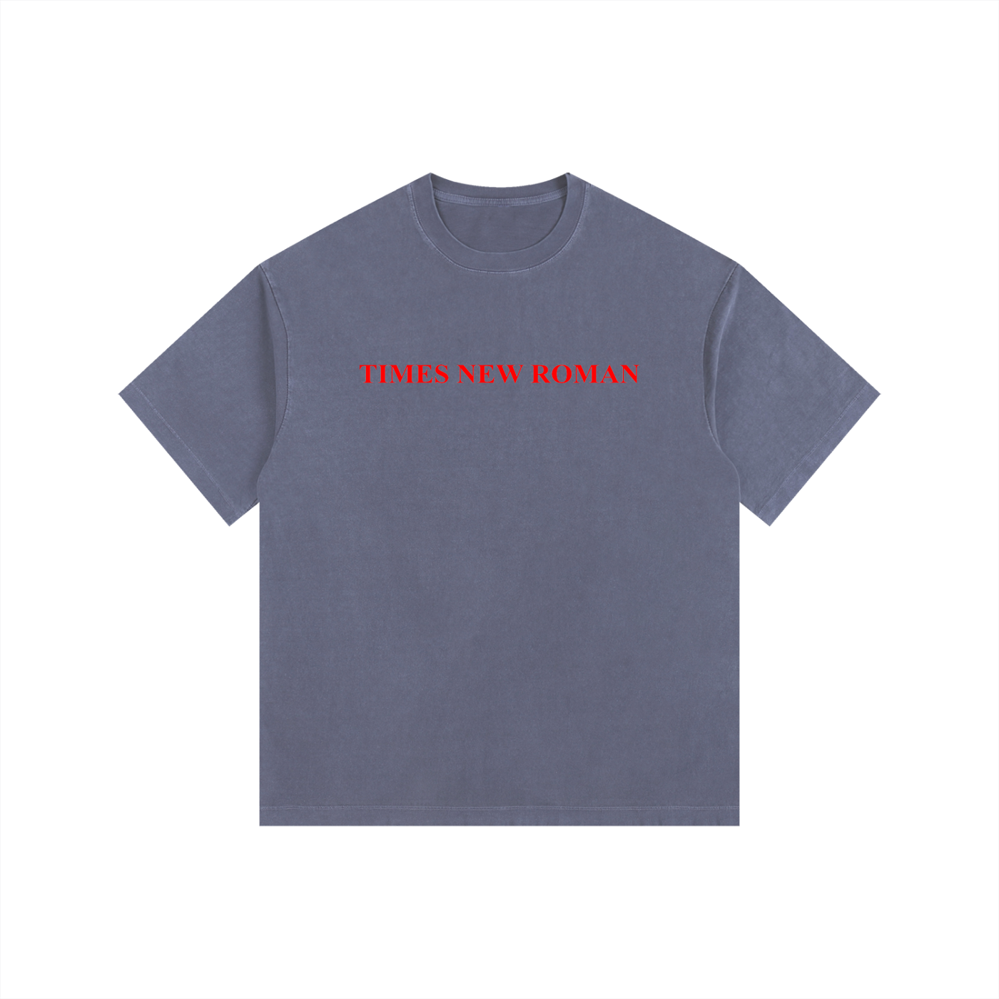 Times New Roman Oversized Cotton T-Shirt