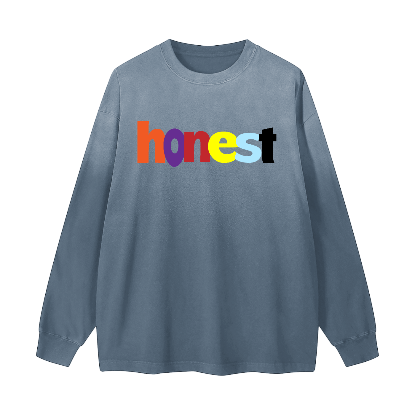 Honest Gradient Long-sleeve Tee
