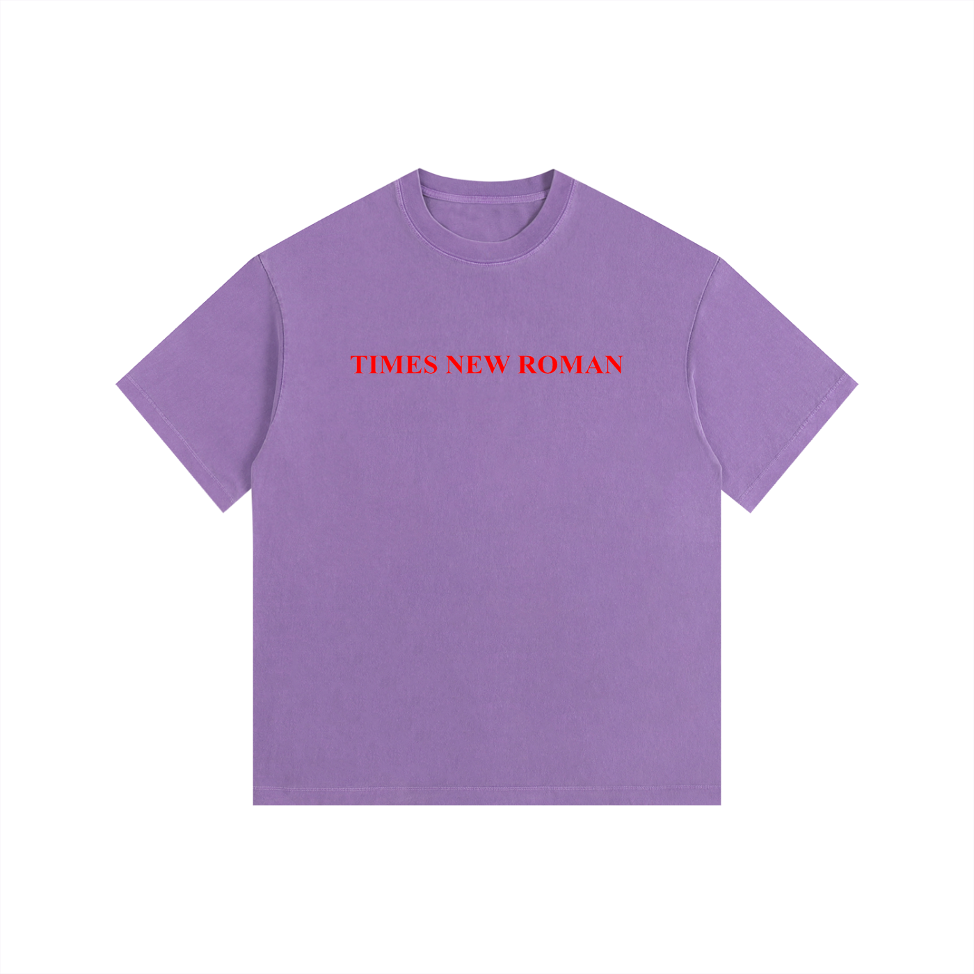 Times New Roman Oversized Cotton T-Shirt